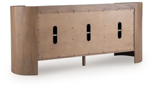 Fitzroy - Brown / White - Accent Cabinet