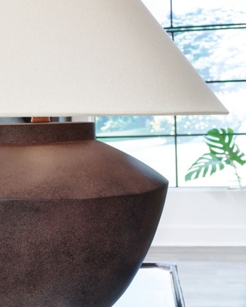 Honsworth - Antique Brown - Poly Table Lamp