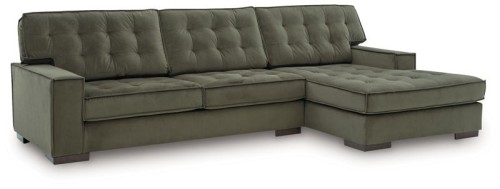 Caspian-Town - Olive - 2-Piece Sectional With LAF Corner Chaise