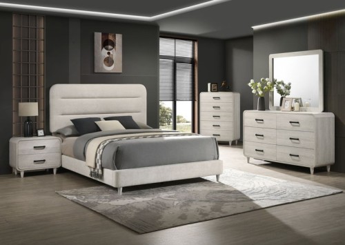 Nyomi - King 4 Piece Bedroom Set - White