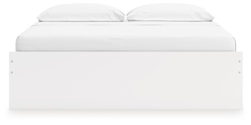 Onita - White - King Platform Bed With 2 Side Storage