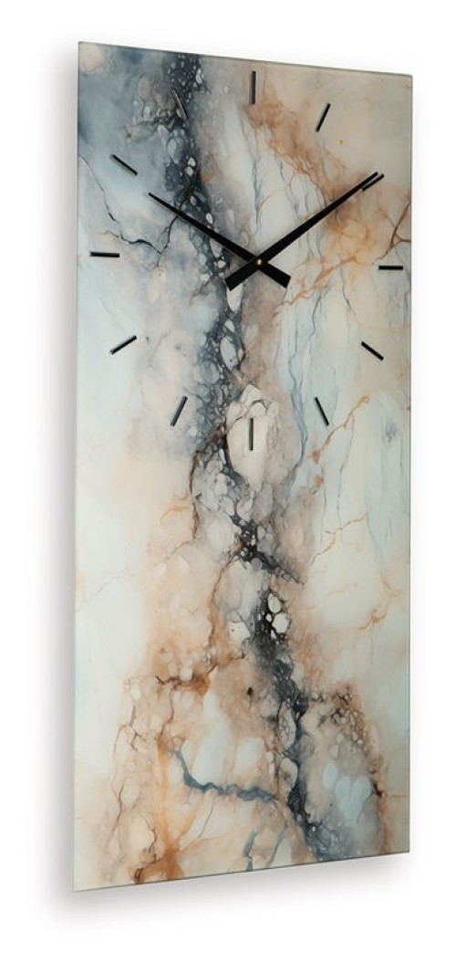 Teague - Black / Gold Finish - Wall Clock