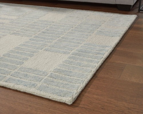 Dylanton - Ivory / Blue - Medium Rug