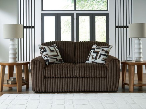 Midnight-Madness - Chocolate - Loveseat