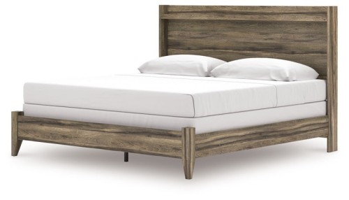 Elbrim - Brown - Queen Panel Bed