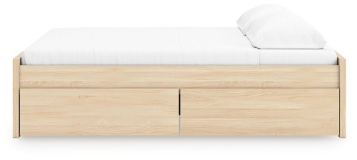 Onita - Natural - Twin Platform Bed With 1 Side Storage