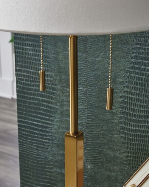Haigwood - Gold Finish - Metal Floor Lamp
