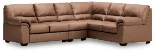 WillowBend - Caramel - 2-Piece Sectional With RAF Loveseat