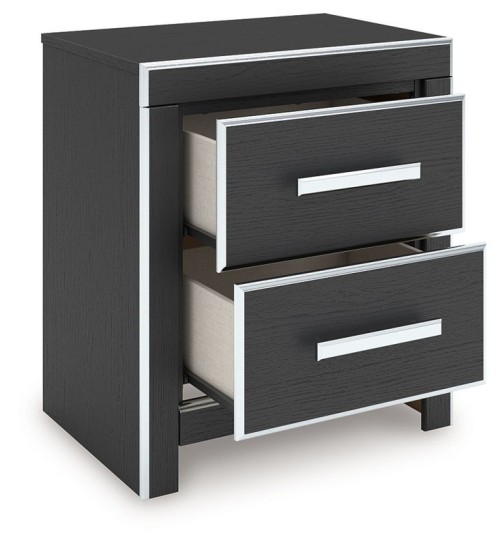 Zuraleus - White - Two Drawer Night Stand