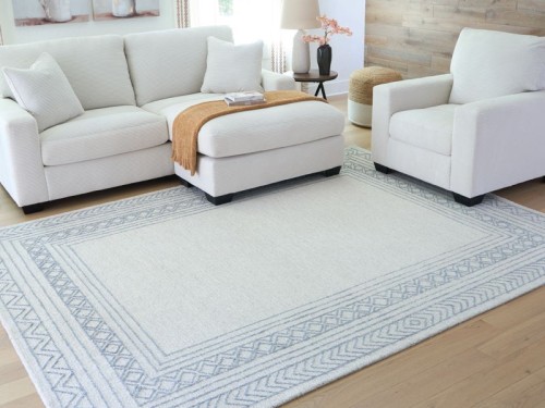 Azelhurst - Blue / Ivory / Gray - Medium Rug