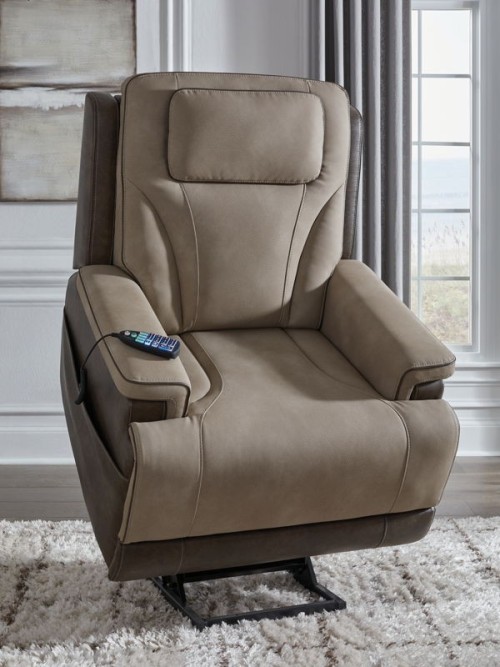4Z-Peaceful Pause - Serenity Zone - Slate - Power Lift Recliner