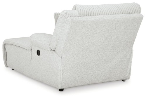 Top Tier - Alloy - 3-Piece Sectional Reclining Chofa With Raf Press Back Chaise