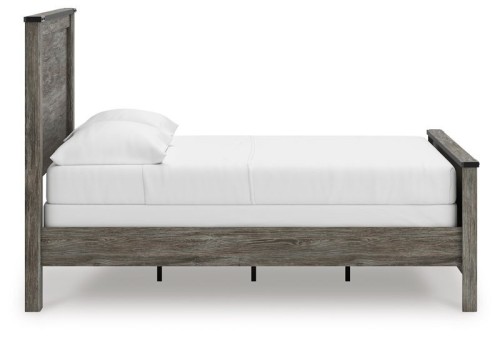 Frandern - Black / Gray - Queen Panel Bed