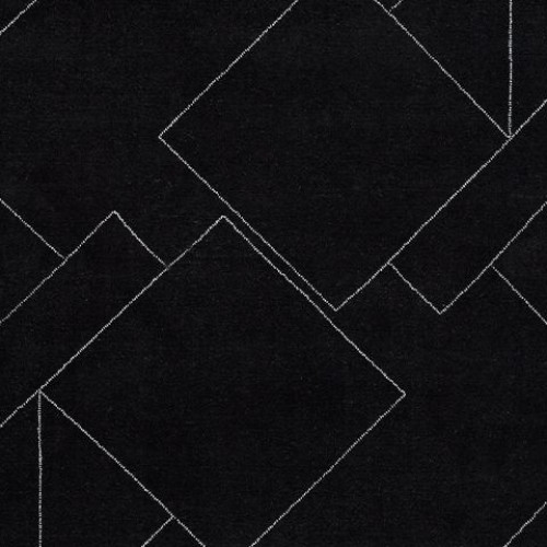 Marav - Black / White - Medium Rug