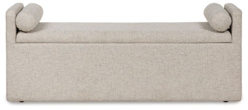 Galliden - Beige - Large Upholstered Dining Room Bench