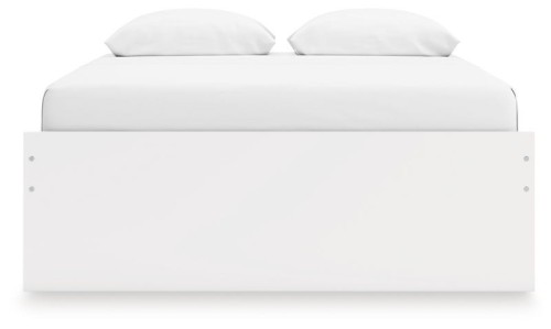 Onita - White - King Platform Bed With 2 Side Storage