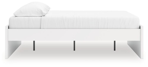 Onita - White - King Platform Bed With 2 Side Storage