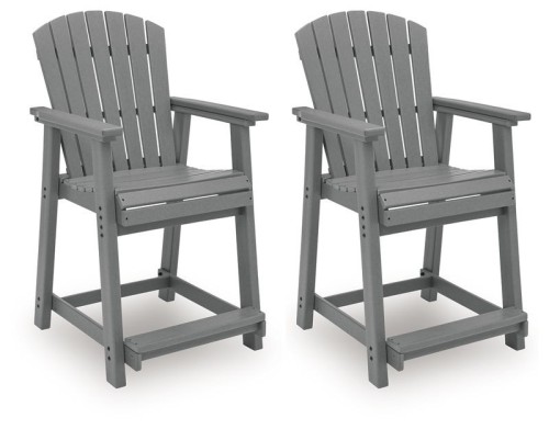 Sanctuary Beach - Barstool (Set of 2) - Dark Gray