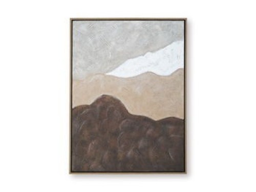 Fanthorne - Tan / Brown / White - Wall Art