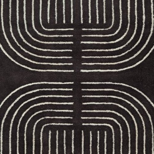 Eldonmore - Black / Ivory - Large Rug