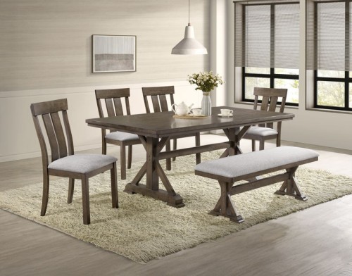 Lloyd - 5 Piece Dining Room Set - Brown