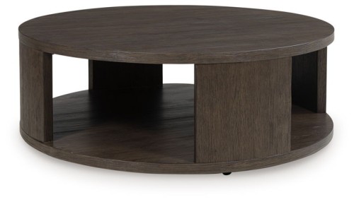 Neo - Rich Brown - Round Cocktail Table