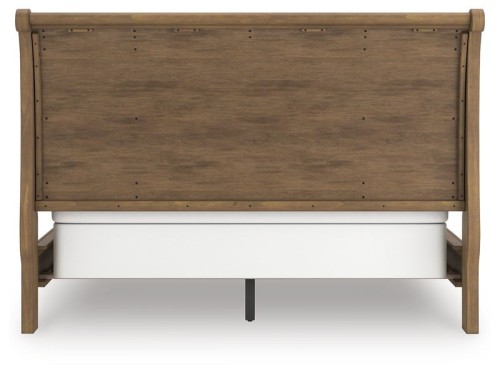 Feddinger - Medium Brown - King Sleigh Bed