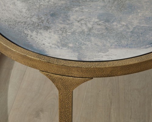 Korajane - Antique Gold - Round End Table