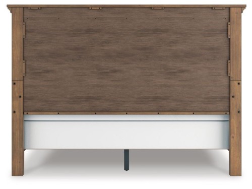 Feddinger - Medium Brown - King Panel Bed