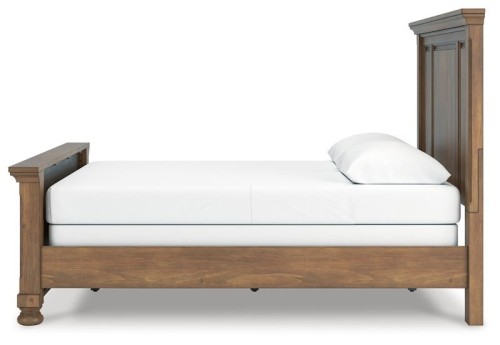 Feddinger - Medium Brown - King Panel Bed