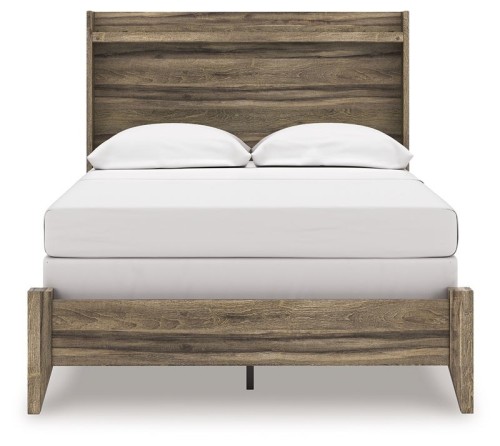 Elbrim - Brown - Queen Panel Bed