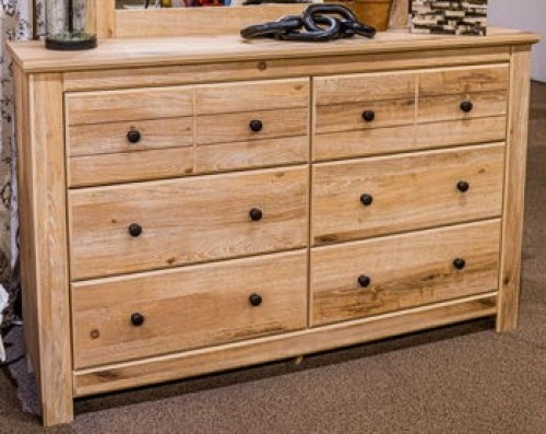 Makidern - Whitewash - Six Drawer Dresser