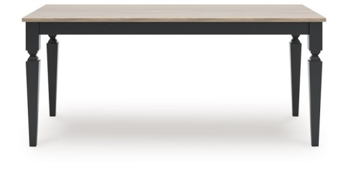Brenkerton - Grayish Brown / Black - Rectangular Dining Room Table