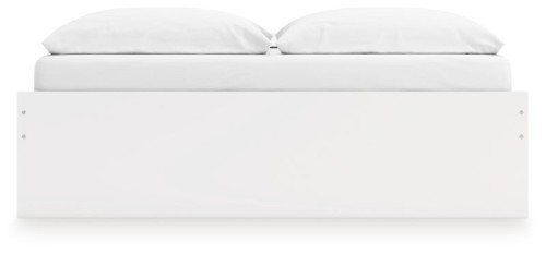 Onita - White - King Platform Bed With 2 Side Storage