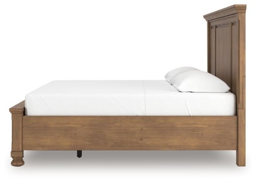 Feddinger - Medium Brown - California King Panel Storage Bed