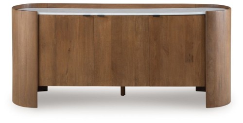 Fitzroy - Brown / White - Accent Cabinet