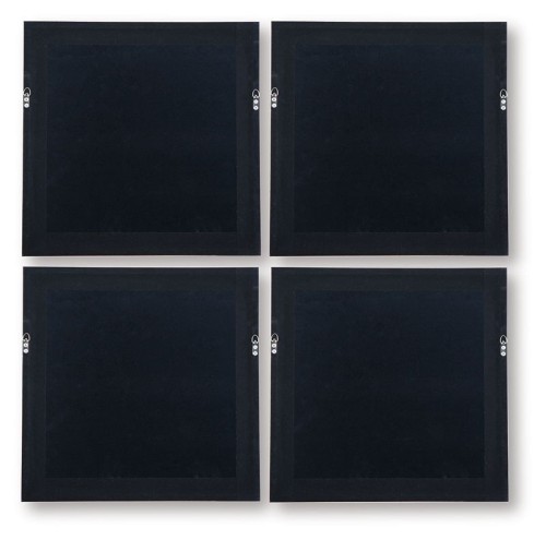 Dallbourne - White / Gold Finish - Wall Art Set (Set of 4)