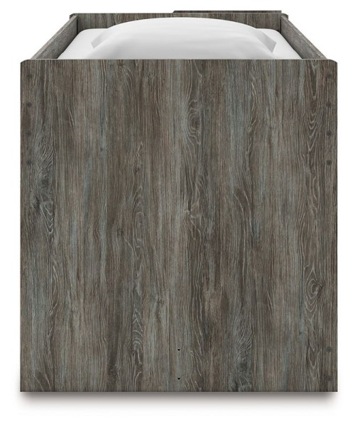 Frandern - Gray - Twin Loft Bed With Drawer Storage