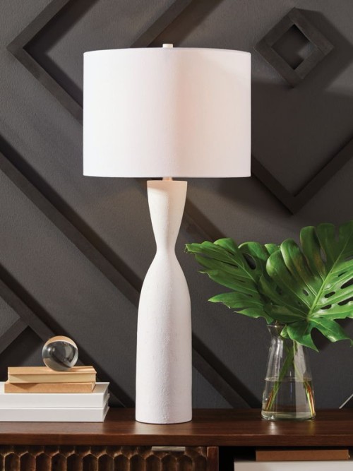 Davinford - White - Poly Table Lamp