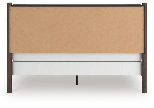 Pamytta - Brown - King Upholstered Panel Bed