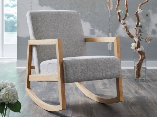 Wychworth - Gray / Natural - Accent Chair