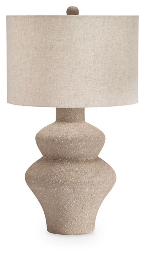 Jossleigh - Beige - Metal Table Lamp