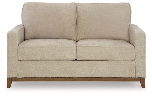Arendale - Desert - Loveseat With Dark Cushions