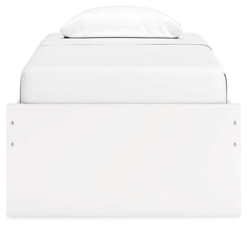 Onita - White - Queen Platform Bed With 2 Side Storage