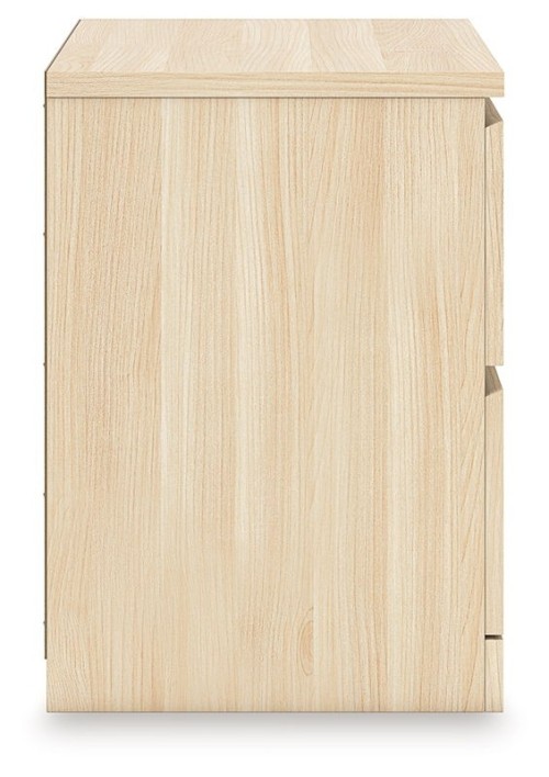 Onita - Natural - Two Drawer Night Stand