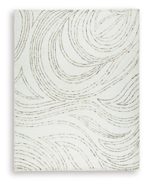 Deenbury - Ivory / Green / Brown - Medium Rug