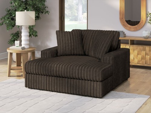 Midnight-Madness - Chocolate - Oversized Chaise