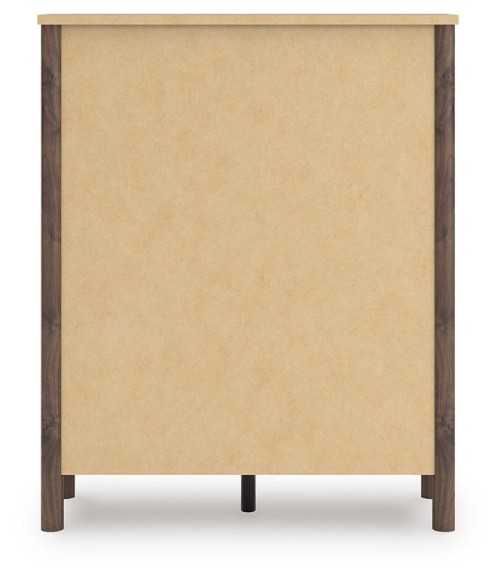 Pamytta - Brown - Five Drawer Wide Chest