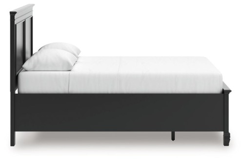 Lanolee - Black - Queen Panel Storage Bed