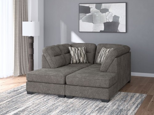 Olten - Graphite - 2-Piece Sectional With RAF Corner Chaise